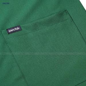 Ensemble de blouses médicales anti-rides pour femmes, col en V, vert, coton et polyester, tissu tissé, uniformes d'hôpital - Product Image 6