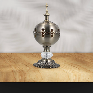 เตาเผากำยานไฟฟ้าอินเดียสุดหรูสำหรับบ้าน กลิ่นหอมแบบศาสนา ผลิตจากวัตถุดิบธรรมชาติ 100% เป็นมิตรกับสิ่งแวดล้อม ดีไซน์ทนทานสำหรับตกแต่ง - Product Image 5