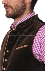 Chaleco Casual Personalizado para Hombre, Diseño a Cuadros, Cuello en V, Corte Entallado, Formal, para Traje, Tejido de Lana, Impermeable - Product Image 4