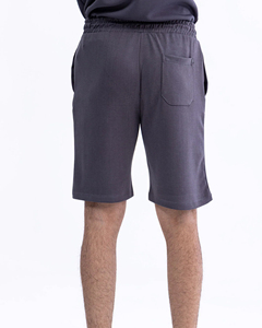Shorts de survêtement décontractés pour hommes, 100 % coton, style urbain, couleur unie, avec poches, taille élastique, séchage rapide, coupe oversize, vente en gros sur mesure - Product Image 5