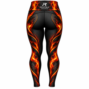 Latest Design Durable Best Material Women Sublimation <b>Leggings</b> Wholesale <b>Low</b> MOQ High <b>Waist</b> Full Length Elastic <b>Waist</b> - Product Image 2