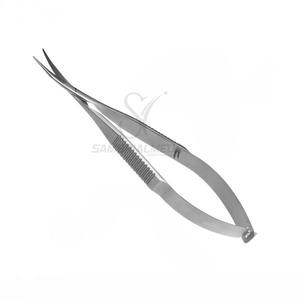 Ciseaux Westcott pour ophtalmologie internationale Sambrialmed, courbés, extra-affûtés, en acier inoxydable, réutilisables, 4,5'' (12 cm), certifiés CE - Product Image 1