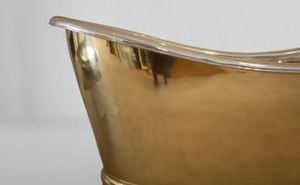 Bañera de Cobre Martillado Doble Tipo Slipper, Económica y de Lujo, Bañera de Lujo de Gran Venta - Product Image 4