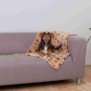 Manta Laslo 100 X 70 cm Beige <b>Pet</b> <b>Blanket</b> & <b>Throw</b> - Product Image 3