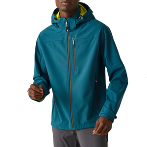 แจ็คเก็ตซอฟต์เชลล์รุ่นใหม่สำหรับผู้ชาย สวมใส่สบาย กันน้ำ ผลิตจากโพลีเอสเตอร์ 100% คุณภาพสูง ป้องกันลม - Product Image 1