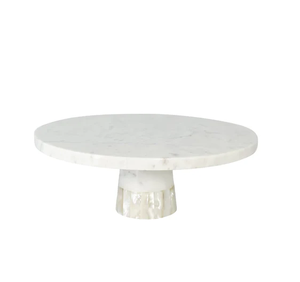 Support à gâteau en marbre écologique de luxe, lavable, avec logo personnalisé, en marbre noir, pour la décoration de gâteaux - Product Image 5