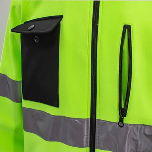 Ropa de Trabajo de Seguridad, Chaqueta Reflectante de Alta Visibilidad, Chaqueta de Seguridad Personalizada para Trabajo al Aire Libre, Impermeable y Resistente al Viento - Product Image 5