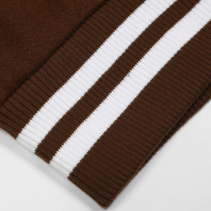 Veste en laine pour homme, style streetwear, confortable et moderne, avec un style traditionnel, col montant, logo sur le devant, vêtement d'extérieur décontracté pour un usage quotidien - Product Image 6