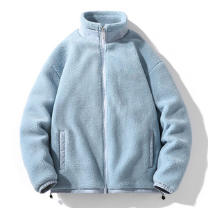 Veste polaire haut de gamme pour homme, vêtement d'extérieur chaud pour l'hiver, polaire doux, fermeture éclair intégrale, manches longues, veste décontractée pour la randonnée en plein air - Product Image 5