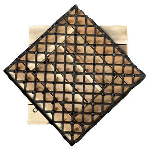 Baldosas de Madera de Acacia Antideslizantes para Exterior, Suelo de Madera Encastrable - Product Image 3