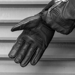 ถุงมือมอเตอร์ไซค์หนังแท้ป้องกันนิ้วเต็มรูปแบบ พร้อมโลโก้สั่งทำพิเศษ กันลม รองรับหน้าจอสัมผัส ถุงมือหนังสำหรับแข่งรถ - Product Image 6