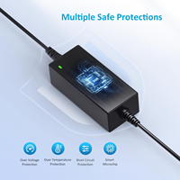 Chargeur universel pour ordinateur portable 65W, adaptateur secteur AC/DC avec 16 prises compatibles avec Lenovo, HP, Dell, Acer, Asus, Samsung, Toshiba