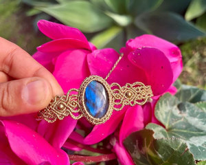 กำไลข้อมือหินธรรมชาติทรงระฆังชุบโลหะผสมสังกะสี ประดับด้วยหินทรง Asscher แบบวินเทจ ได้รับการรับรองจาก IGI เหมาะสำหรับทุกเพศ เป็นของขวัญเครื่องประดับสำหรับใช้ในชีวิตประจำวัน - Product Image 1