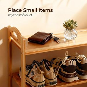 Scarpiera in Bambù a 5 Ripiani Colore Legno Naturale 68*25*89cm per Organizzare le Tue Calzature - Product Image 2