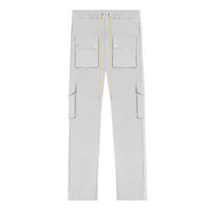 Nouveauté Pantalon cargo pour homme, décontracté, multi-poches, design uni, couleur unie, pantalon cargo pour homme - Product Image 3