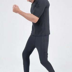 เสื้อยืดแขนยาวผู้ชาย ผ้าฝ้าย 100% คุณภาพสูง ป้องกันรอยยับ สวมใส่สบาย คอกลม เสื้อแขนยาว - Product Image 4