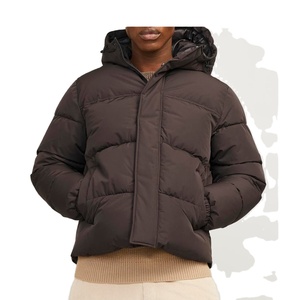 Vente chaude Nouveau design de qualité supérieure Veste en duvet à bulles d'air pour hommes Vêtements d'extérieur en polyester respirant à fermeture éclair - Product Image 2