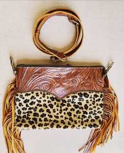 B.S INTERNATIONAL Sacs à main en cuir de chèvre naturel pour filles, fermeture éclair, résistant à l'eau, style vintage, grande capacité - Product Image 5