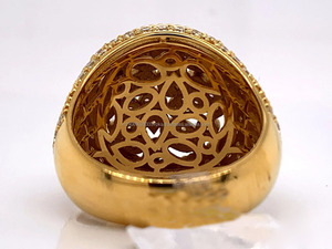 Anillo de compromiso o boda de moissanita con incrustaciones de diamantes, estilo hip hop, para hombre, de plata de ley 925, joyería de lujo, regalos - Product Image 2