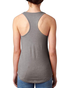 Custom Fashion Racer Back CVC Womens Gym tank <b>Tops</b> - Product Image 3