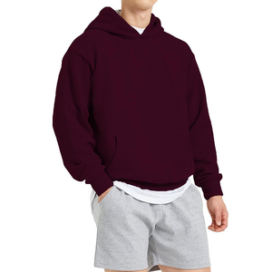 High Quality Men's Hoodies <b>Sweatshirts</b> Unisex Streetwear Pullover Wholesale Custom Hoodies Embroidery Logo Blank - Product Image 2