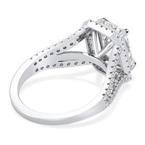 Bagues de fiançailles REYES, nouveau design, argent sterling 925, diamants HPHT CVD cultivés en laboratoire pour femmes, bijoux plaqués or 14 carats sur mesure - Product Image 4