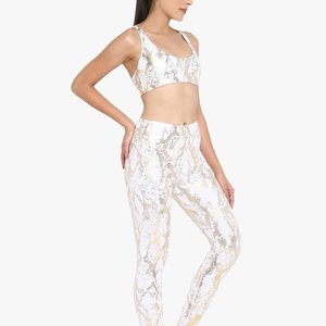 Conjunto de 2 Piezas de Leggings de Yoga de Alta Calidad, Estilo Moderno, para Yoga y Pilates, Elásticos, Sin Costuras, Acanalados, para Mujer - Product Image 5