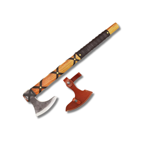 Hache de Bushcraft en Acier Carbone Personnalisée, Faite à la Main, Manche en Bois de Frêne, Hachette de Camping Extérieur, Outil de Survie pour Couper, OEM ODM - Product Image 1