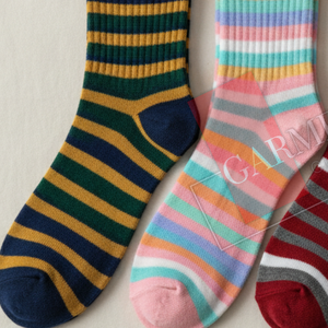 Men Cotton Multi Color <b>Socks</b> Custom Logo Breathable Stretch Casual Crew <b>Socks</b> Wholesale - Product Image 3
