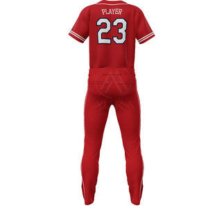 Best Selling Solid Color Baseball Uniform Made In Pakistan Custom Made Design Team Wear Baseball Uniform - Product Image 3