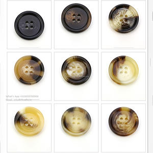 Bouton marron mat échantillon gratuit des milliers de Style Stock personnalisé 4 trous couture bouton en résine ABS pour vêtements - Product Image 3