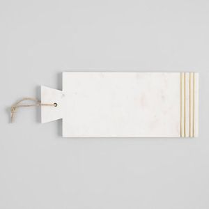 Planche à découper en marbre naturel en gros pour la préparation des aliments en cuisine, plateau de service pour restaurant - Product Image 2