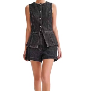 ทันสมัย มีสไตล์ ลำลอง หรูหรา สมาร์ท พรีเมียม ทนทาน สวมใส่สบาย ระบายอากาศได้ดี นุ่ม คุณภาพสูง เสื้อผ้าเดนิมผู้หญิง - Product Image 1