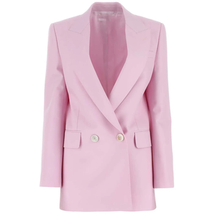Blazer Rosa Premium Multicolor Personalizado para Mujer, Doble Botonadura, Cuello de Solapa, Estilo Casual y de Negocios, Fabricación 2026 - Product Image 1