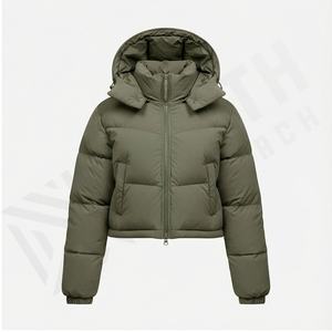 Veste longue et élégante et ultra-chaude pour femmes avec capuche et rembourrage en duvet pour la saison froide d'hiver Mode masculine - Product Image 2