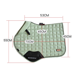 แผ่นรองอานม้าสำหรับอานม้าแบบอังกฤษ ทำจากผ้าไหม พร้อมรูเจาะ - Product Image 5