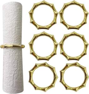 Anillo de Servilleta Metálico Minimalista Moderno, Perfecto para Mesa de Comedor Contemporánea e Interiores Elegantes - Product Image 1