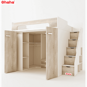 Lit superposé intelligent Ohaha avec dressing intégré - GTTM030 - Product Image 5