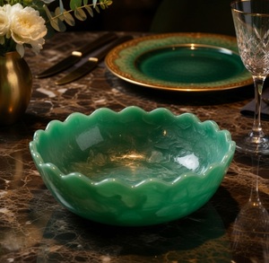 Modern Design Resin Bowl Home Hotel Party Use Eco-Friendly Dishwasher Safe Custom Logo Polished Direct Factory Sale Resin Bowl - Product Image 6