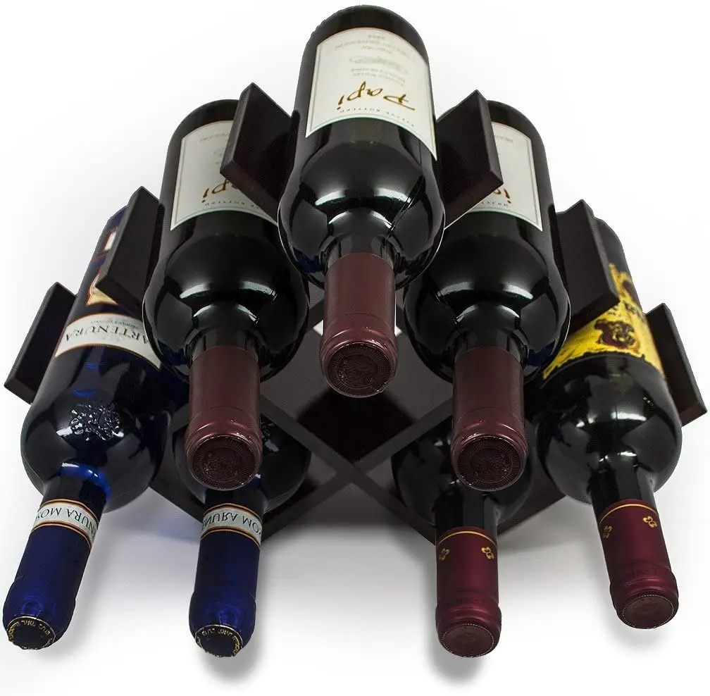 Prateleira de vinho-suporte de armazenamento 95 -8 garrafas
