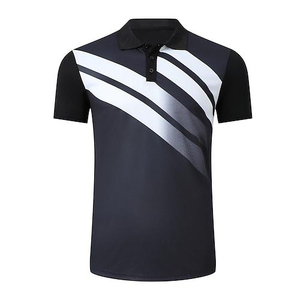 New Arrival Custom Made Tennis Uniform For Men Breathable 100% Polyester Quick Dry Team Wear Tennis Jersey With Custom Logo - Product Image 3