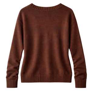 Pull en tricot à col rond pour femme, manches longues, doux et léger, décontracté, élégant, mode automne-hiver - Product Image 2