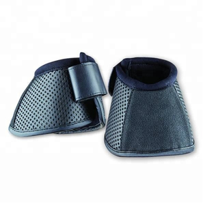 Horse Riding Bell Boots Premium <b>Equestrian</b> Horse Gear with Flexible Hoof Protection for Riding Training and Competition - Product Image 4
