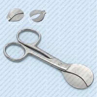 Ciseaux à cordon ombilical de 4 pouces, ciseaux médicaux pour accouchement de nouveau-né, instruments d'accouchement pour bébé, instrument chirurgical obstétrical