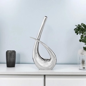 Artistic <b>Metal</b> Tabletop <b>Vase</b> for Decorative Flowers, Elegant Interior Decor for Living Room & Office - Product Image 4