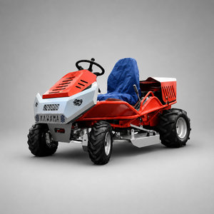 Tondeuse autoportée à essence Kawama Red Steel Chassis 150cc monocylindre 4 roues motrices, design robuste - Product Image 1
