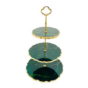 Soportes de decoración de pasteles de 3 niveles para Decoración de mesa de boda soporte de pastel FIESTA DE Navidad desierto servir platos de pastel de cumpleaños - Product Image 1