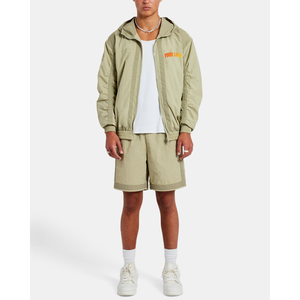 Ensemble de survêtement coupe-vent en coton écologique 2026 pour homme, avec vestes zippées et shorts – Vente en gros en ligne - Product Image 4
