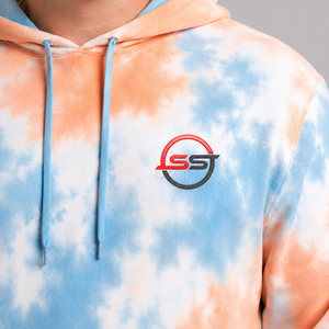 Vente en gros de sweats à capuche tie-dye personnalisés pour hommes, mélange de coton de qualité supérieure, doux et chaud, pull-over décontracté, streetwear urbain, sweat à capuche tie-dye tendance - Product Image 6