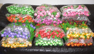 ทิวลิปเพลย์ซาวด์ ของตกแต่งบ้านทำมือจากไม้กระถินณรงค์ ดีไซน์โรแมนติก ขัดเงาอย่างประณีต ความยาว 37 ซม. น้ำหนักเบา 50 กรัม เหมาะสำหรับเป็นของขวัญ - Product Image 6